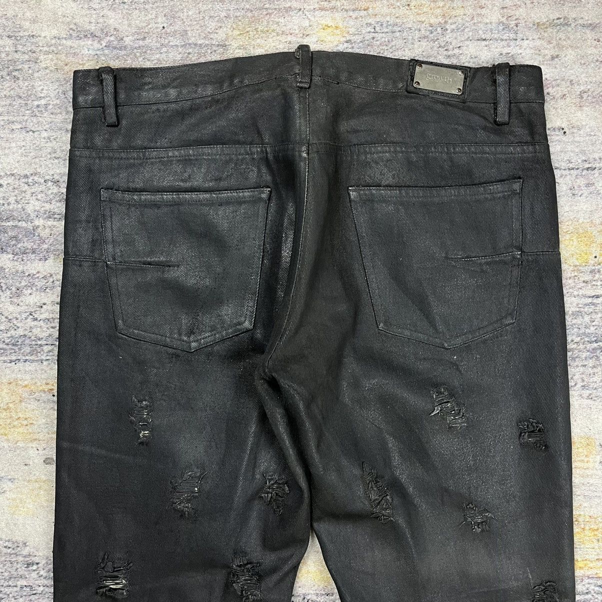 In The Attic In the attic distressed waxed denim pants Size US 32 / EU 48 - 5 Thumbnail