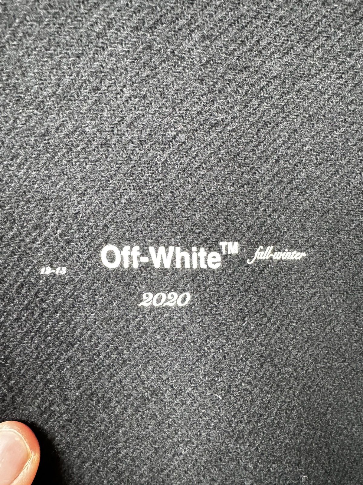 Off-White Off-White Logo Varsity Virgin Wool Jacket Size US M / EU 48-50 / 2 - 5 Thumbnail