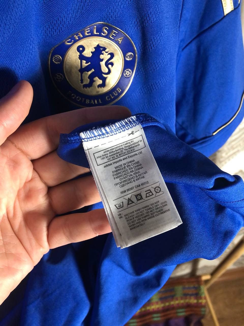 Adidas VINTAGE ADIDAS FC CHELSEA LONDON ENGLAND SOCCER JERSEY RETRO Size US S / EU 44-46 / 1 - 7 Thumbnail