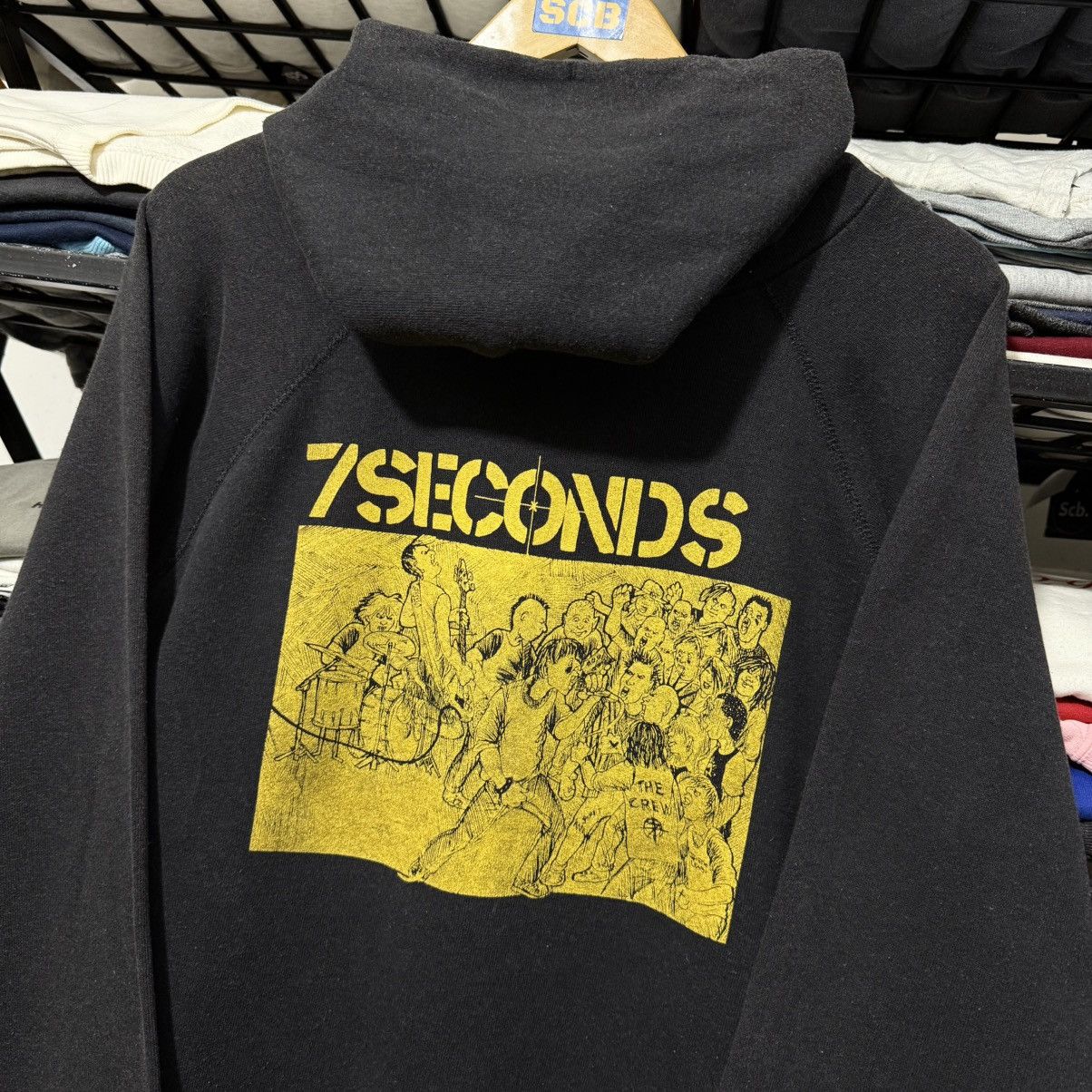 Band Tees Vintage 80s 7seconds Walk Together Rock Together Hoodie Size US L / EU 52-54 / 3 - 2 Thumbnail