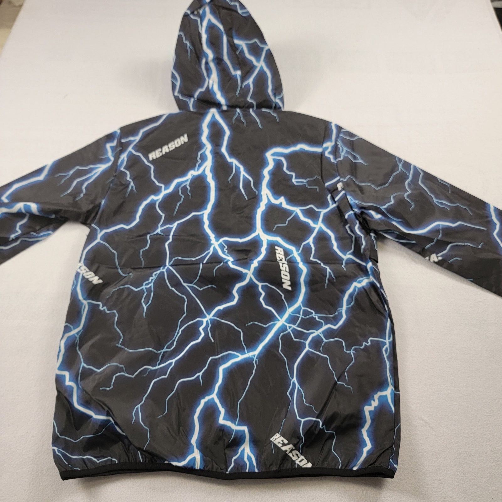 Reason Reason x Vintage Reflective Lightning Windbreaker Sz M (567) Size US M / EU 48-50 / 2 - 2 Thumbnail