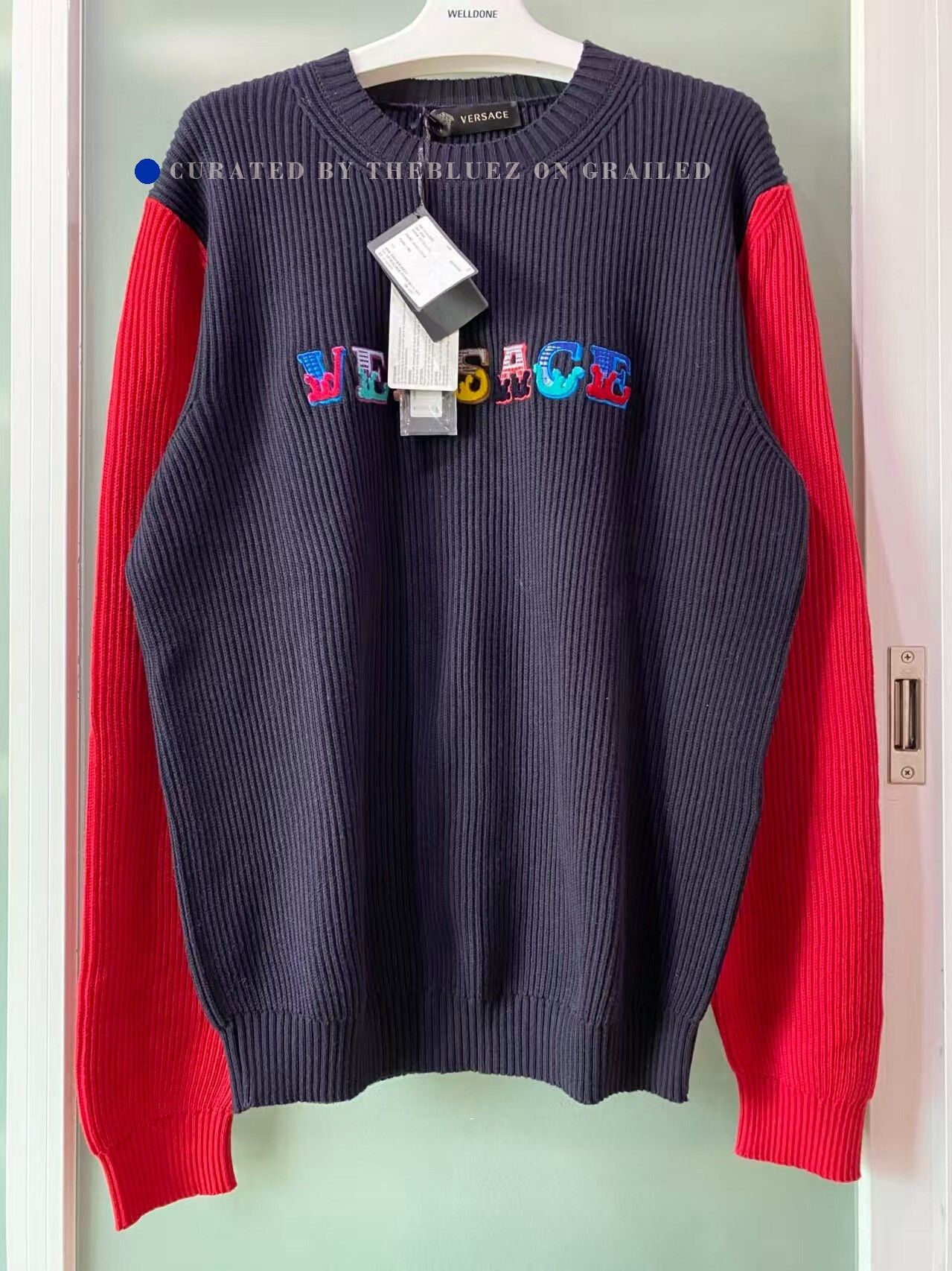 Versace Versace Medusa Knit Sweater Size US XL / EU 56 / 4 - 1 Thumbnail