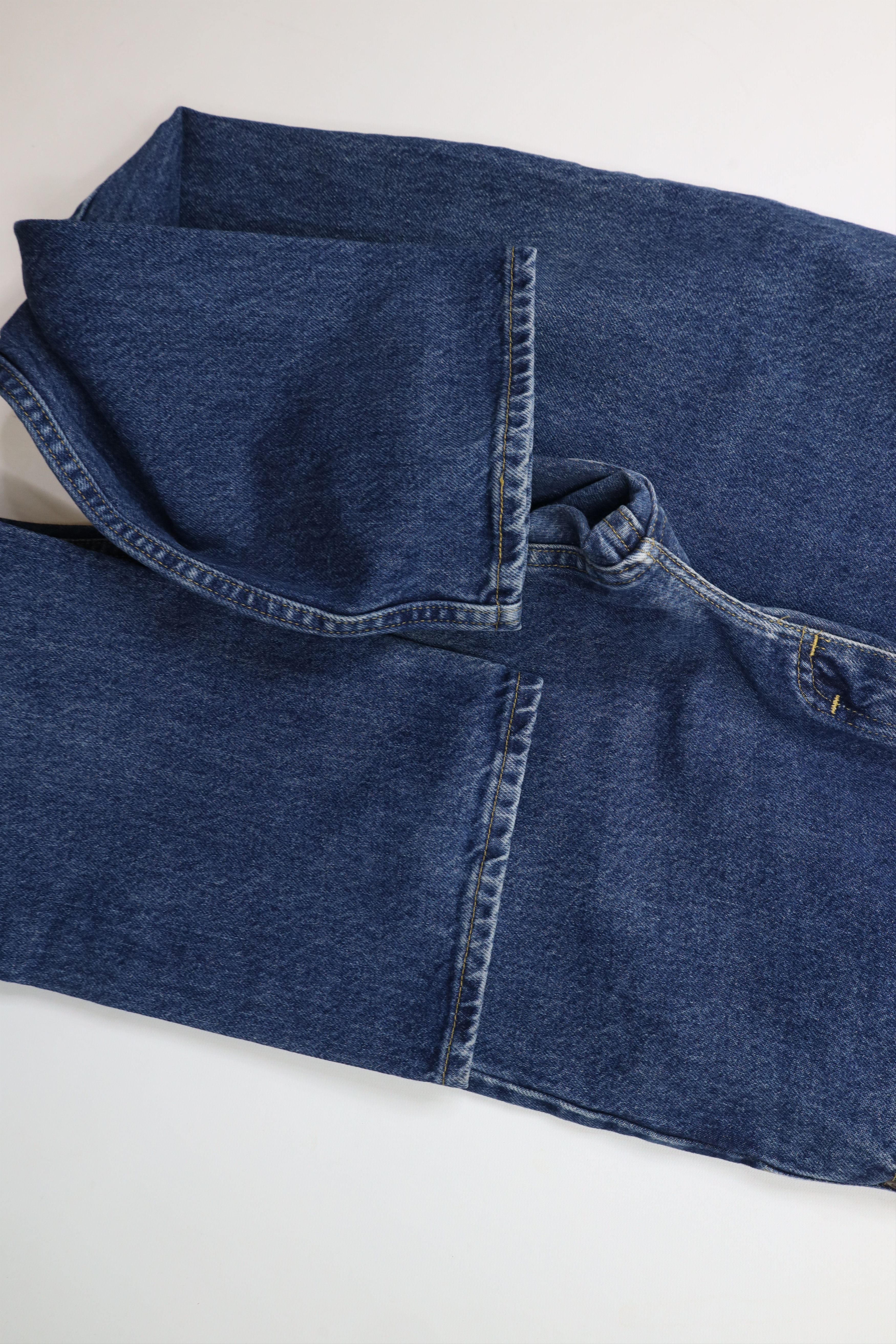 Lee × Vintage Vintage 90s Lee Jeans Straight Leg Denim Jeans Blue Cotton Size US 32 / EU 48 - 5 Thumbnail