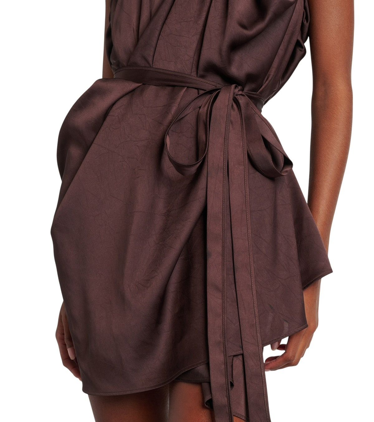 Vivienne Westwood $2,600 Corset Bustier Susana Dress Brown Satin Size S / US 4 / IT 40 - 6 Thumbnail