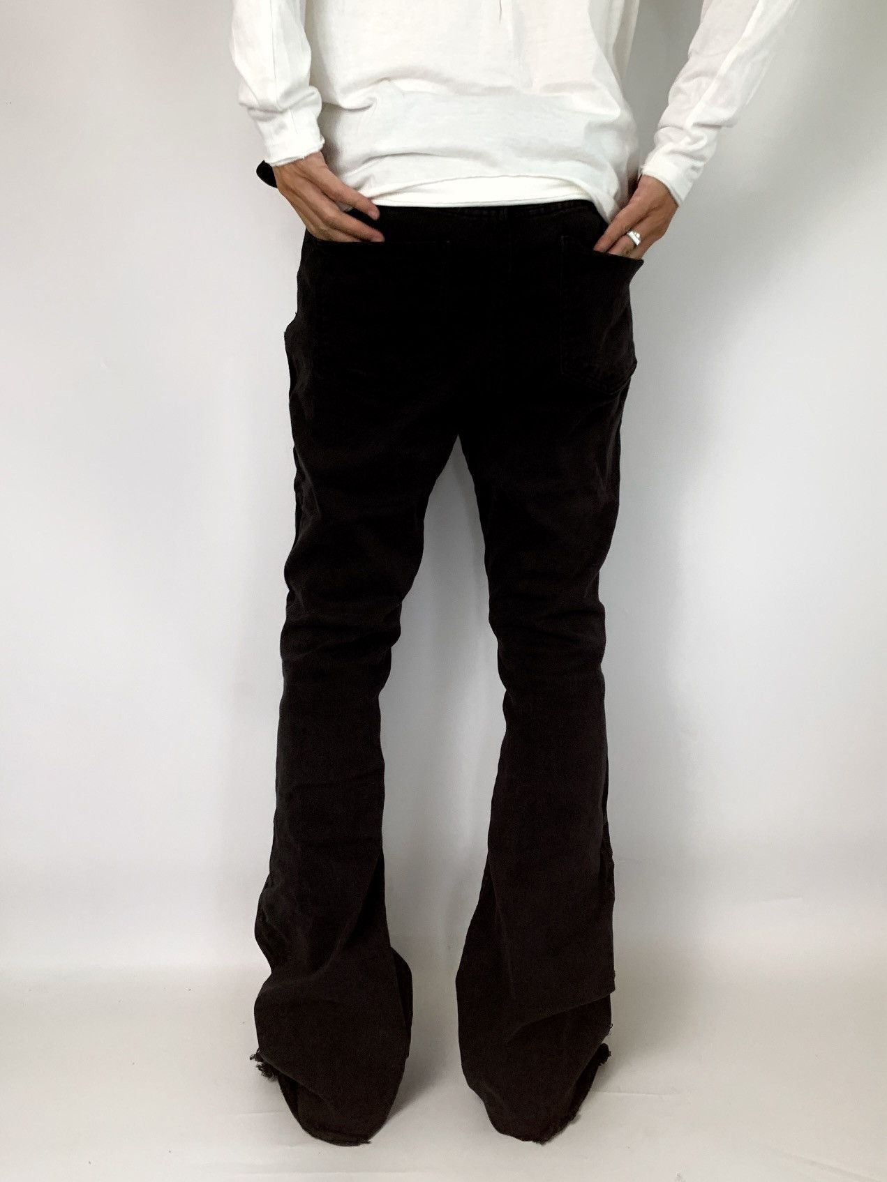 If Six Was Nine super flared bootcut ootj black pant lgb ifsx style Size US 28 / EU 44 - 14 Thumbnail