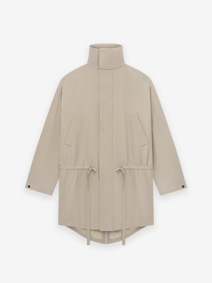 Fear of God o1mle0326 Wool Parka In Beige Size US L / EU 52-54 / 3 - 1 Thumbnail