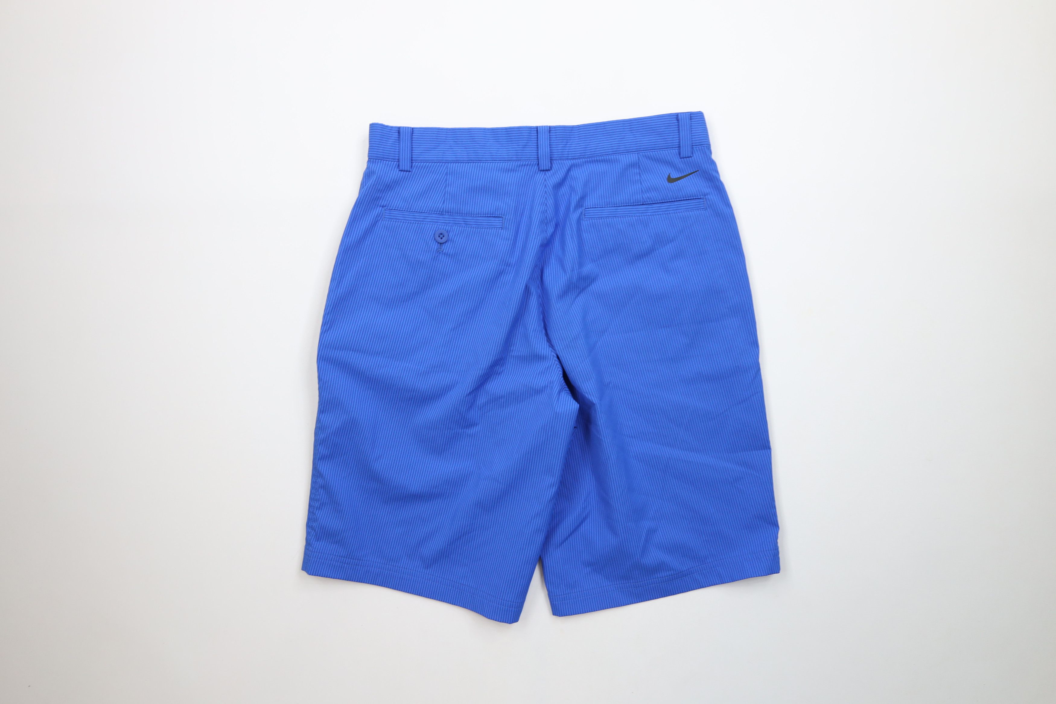 Nike × Vintage Nike Golf Flat Front Tech Golfing Chino Shorts Blue Size US 30 / EU 46 - 10 Thumbnail