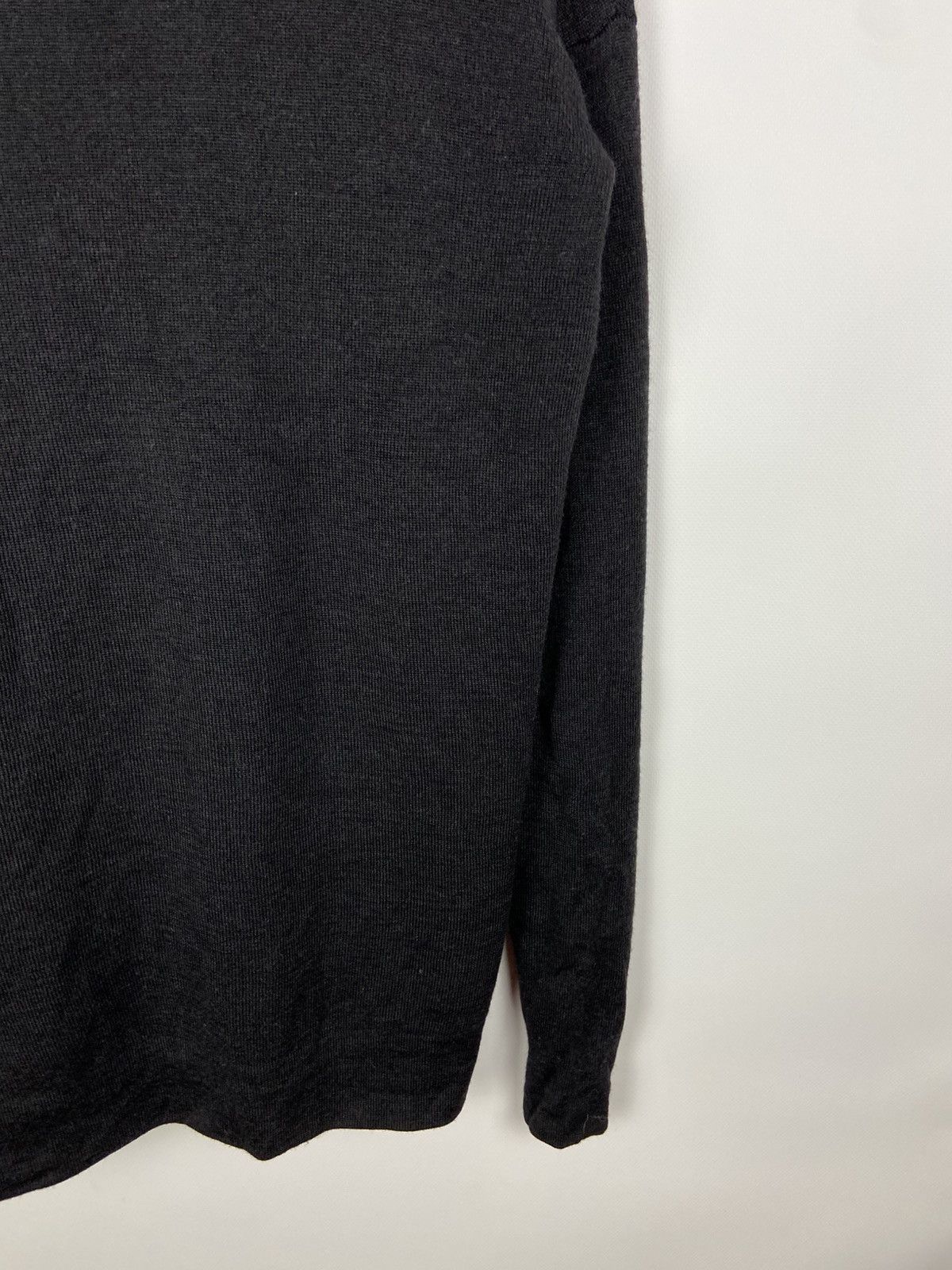 Annette Gortz Annette Gortz Wool/Silk Womens Black Zip Cardigan Sweater Size XS / US 0-2 / IT 36-38 - 16 Thumbnail