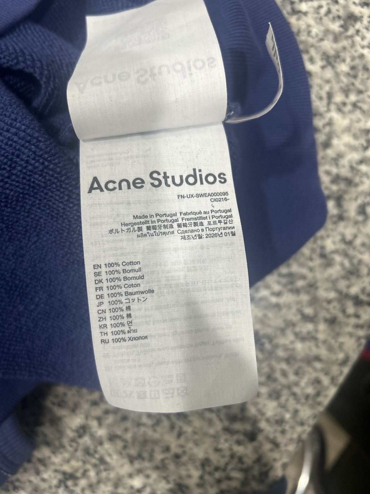 Acne Studios Acne studios navy blue sweater Size US M / EU 48-50 / 2 - 5 Thumbnail