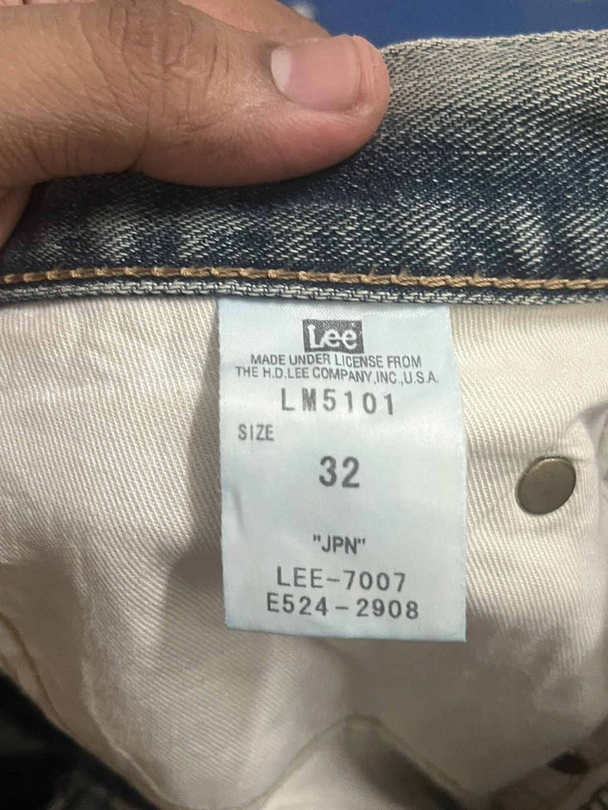 Alife × Lee Lee Rider “Organic” Distress denim Size US 33 - 11 Thumbnail