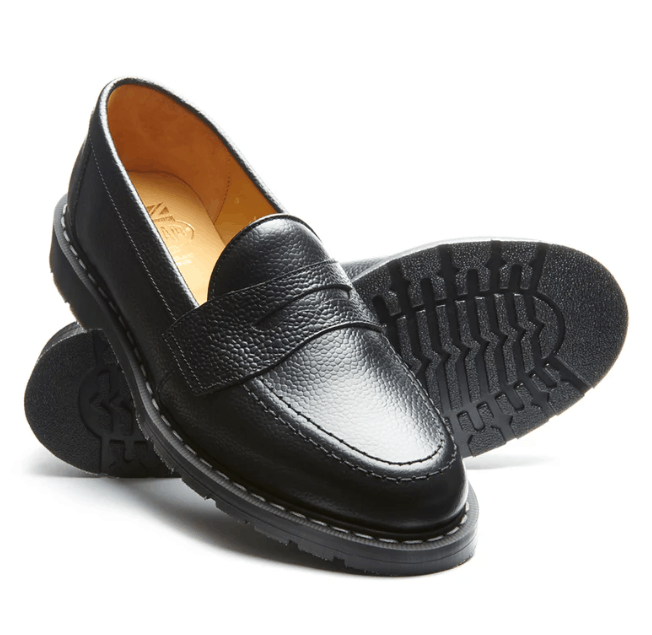 Solovair Hi-Shine Grain Penny Loafer Size US 13 / EU 46 - 1 Thumbnail
