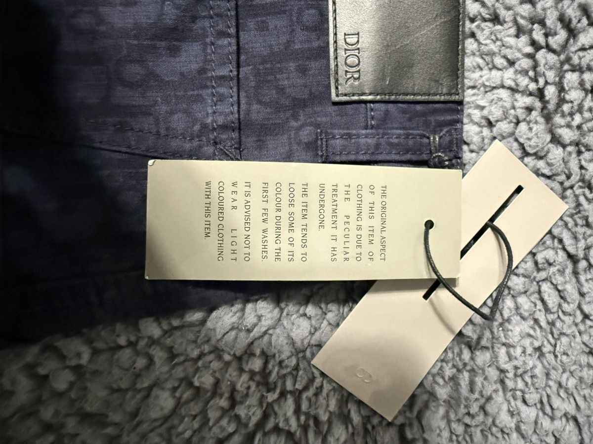 Dior Dior Oblique Bermuda Shorts in blue cotton denim Size US 30 / EU 46 - 5 Thumbnail