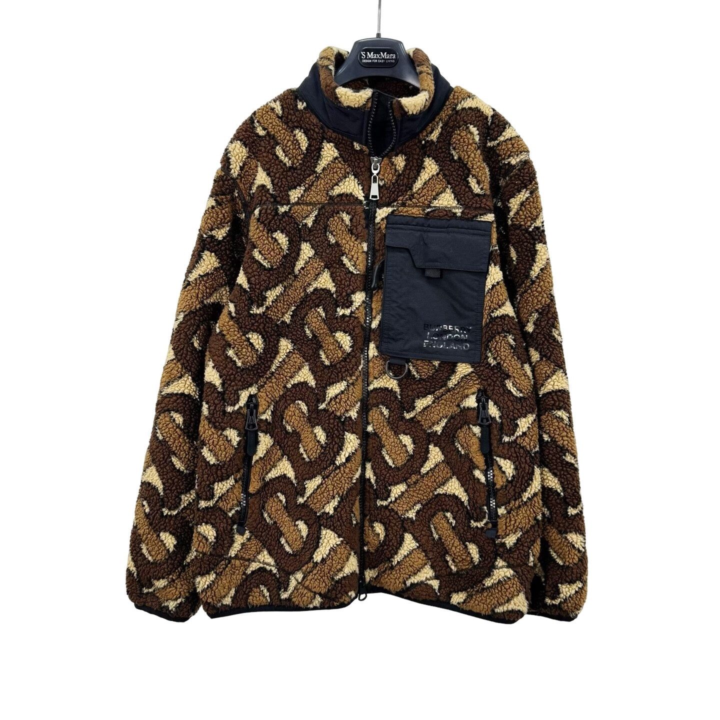 Burberry Burberry Monogram Fleece Zip Jacket Size 50 Size US M / EU 48-50 / 2 - 1 Thumbnail