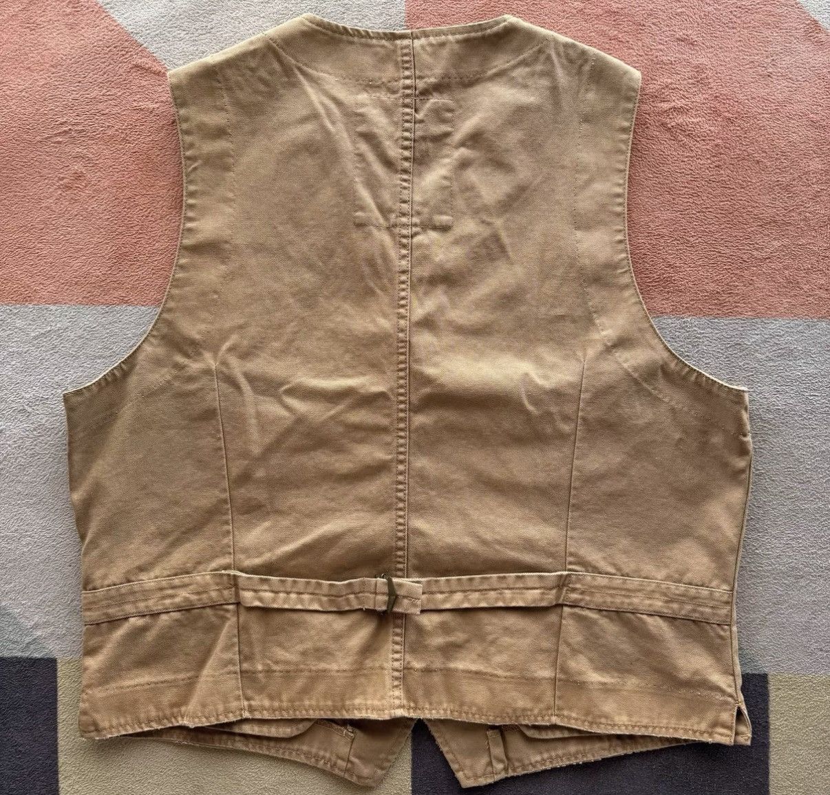 Denim & Supply Ralph Lauren Denim Supply Ralph Lauren Distressed Canvas Cargo Vest K22 Size US XL / EU 56 / 4 - 2 Thumbnail