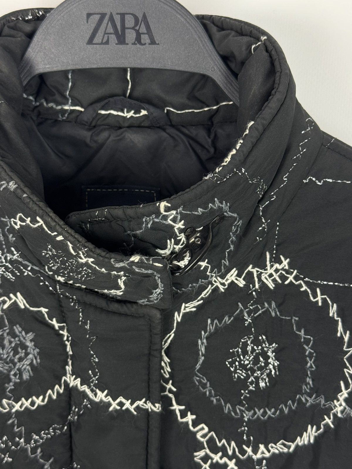 Fay Fay Embroidered Quilted Jacket Size L / US 10 / IT 46 - 6 Thumbnail