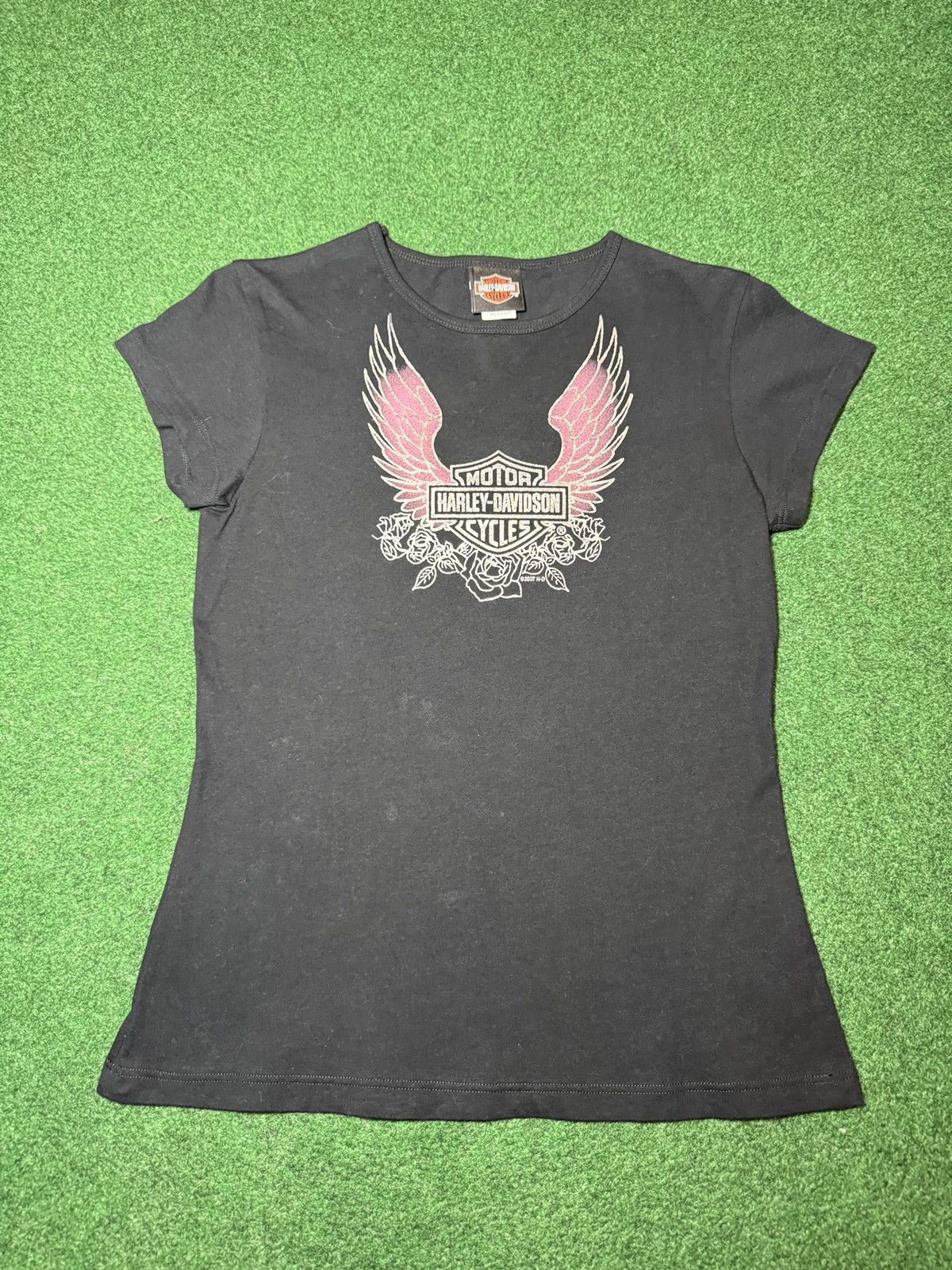 Harley Davidson Harley Davidson Vintage Short Sleeve M Biker Black T Shirt Size M / US 6-8 / IT 42-44 - 1 Thumbnail