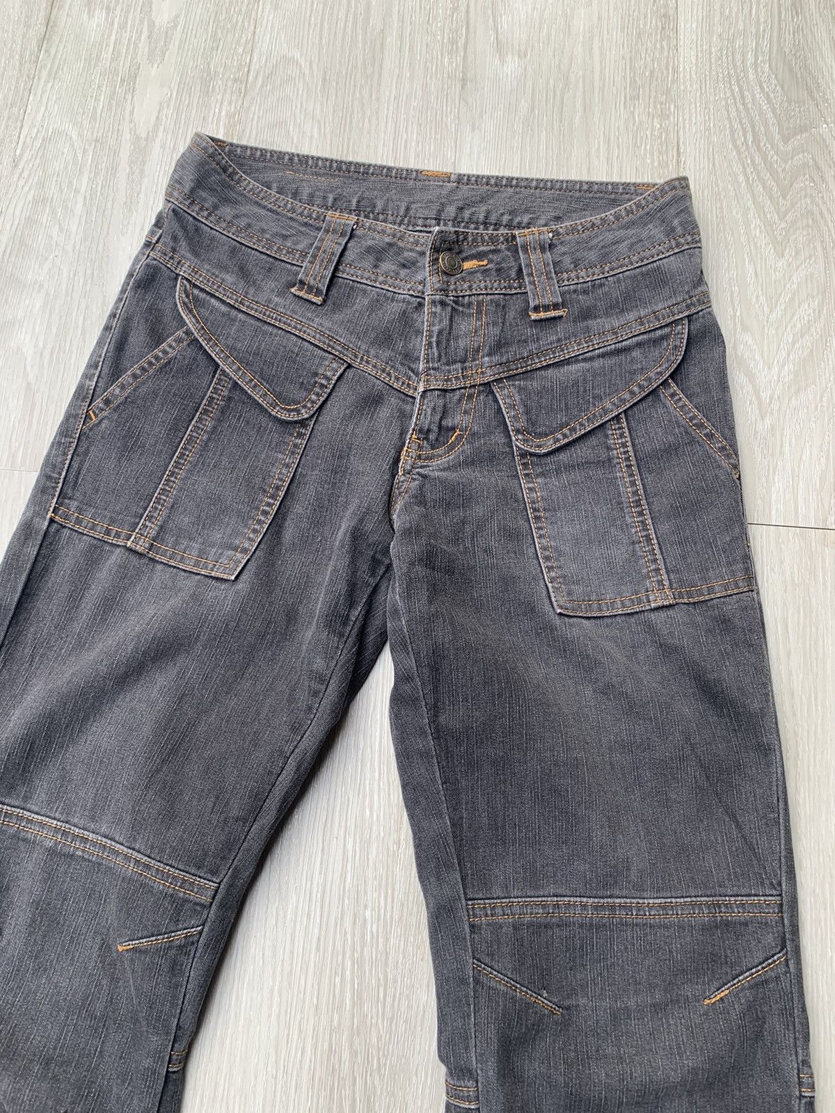 Japanese Brand CASTANET lace-up flare jeans Size US 26 / EU 42 - 3 Thumbnail