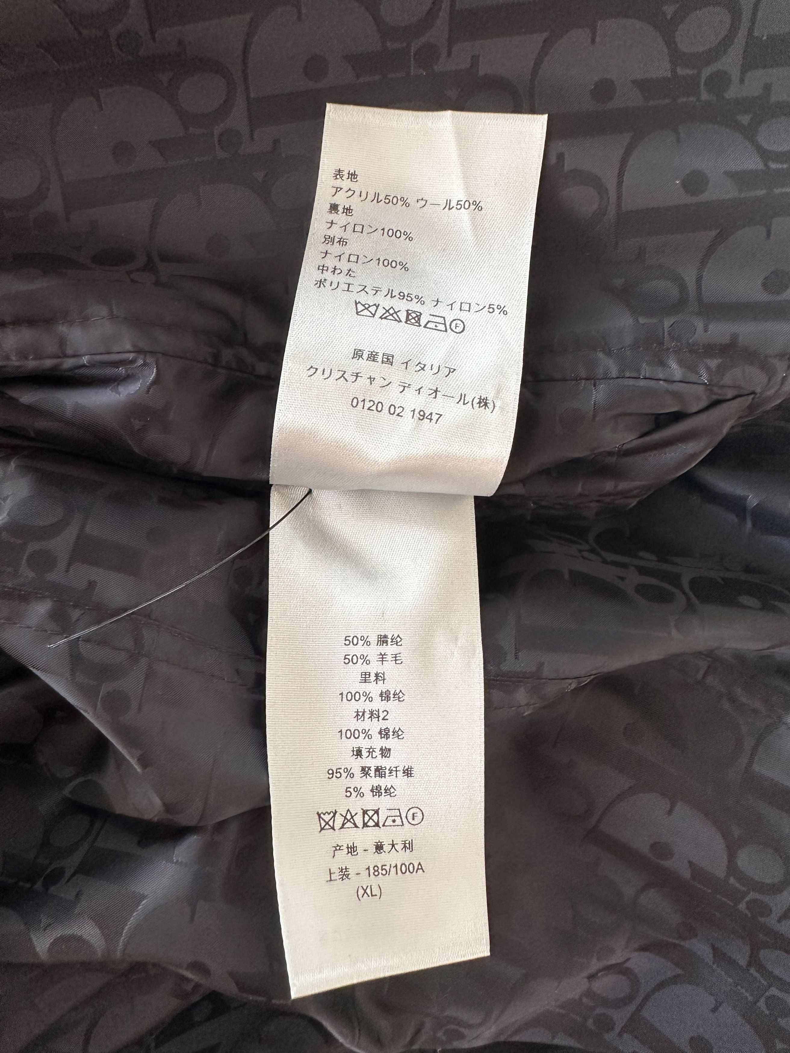 Dior Dior Black Oblique Reversible Fleece Jacket Size US XL / EU 56 / 4 - 7 Thumbnail