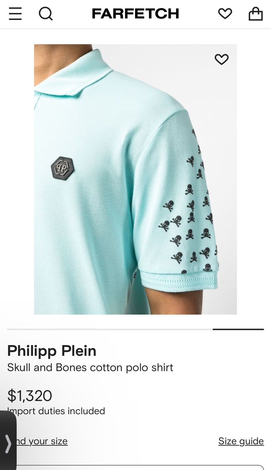 Philipp Plein Philipp plein polo skull & crossbones polo new Size US M / EU 48-50 / 2 - 2 Thumbnail