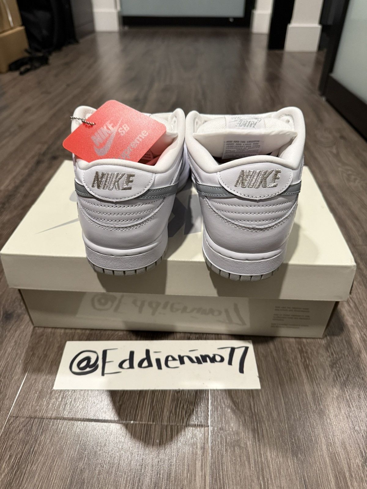 Nike × Supreme Nike SB Dunk Low Supreme 94 Size US 8.5 / EU 41-42 - 8 Thumbnail