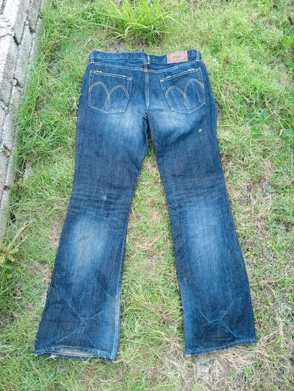 Japanese Brand JAPANESE QLAMB DISTRESSED FLARE PANTS - SIZE 3 Size US 34 / EU 50 - 11 Thumbnail