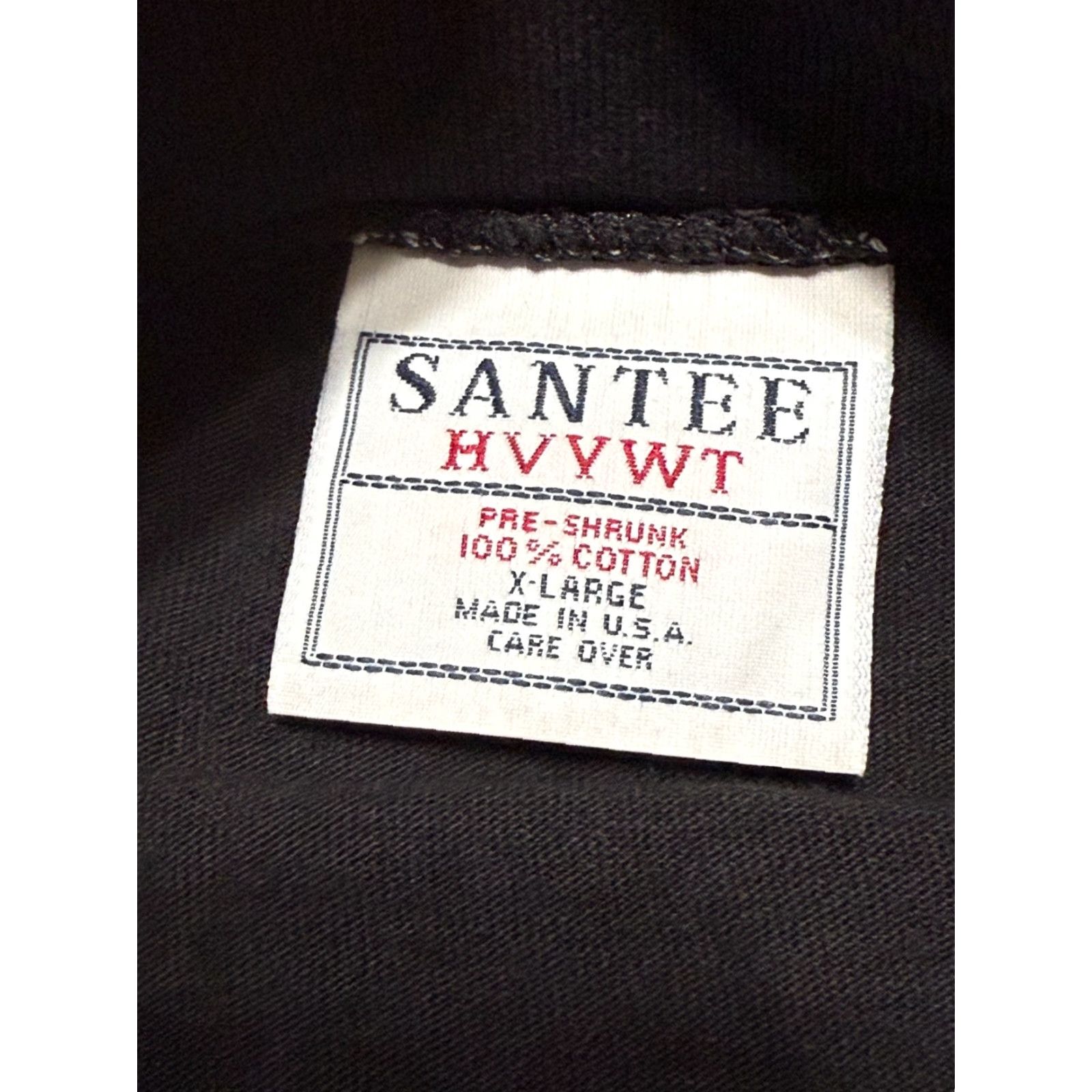 Vintage Santee Hvvwt Shirt Men XL Black Long Sleeve Rooster Mock Neck Shirt Size US XL / EU 56 / 4 - 7 Thumbnail