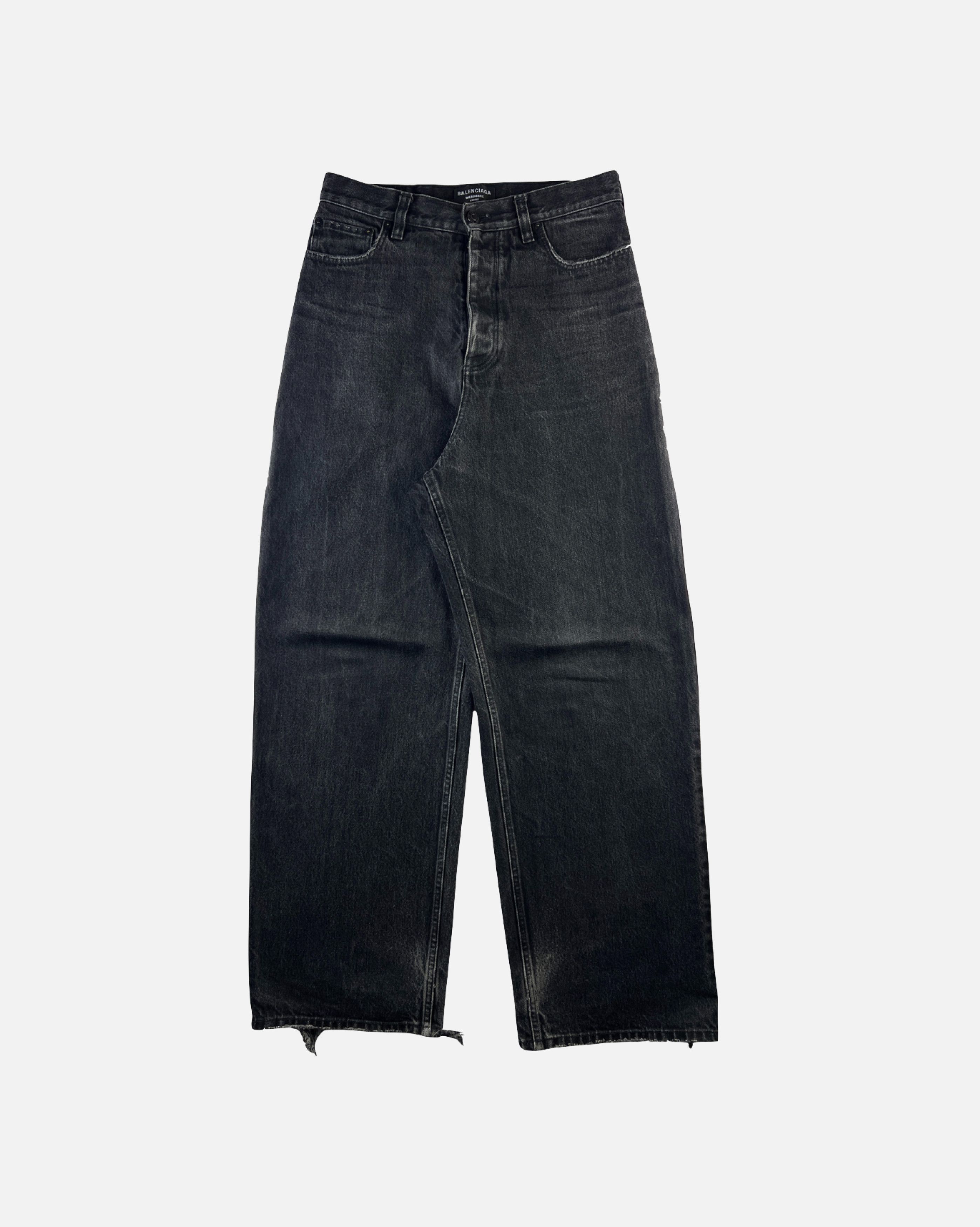 Balenciaga Balenciaga Grey Baggy Jeans Size US 30 / EU 46 - 1 Thumbnail