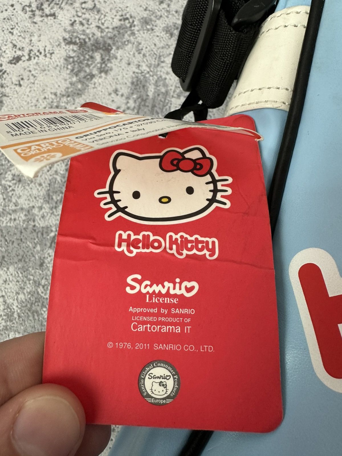 Japanese Brand Vintage Hello Kitty Blue Shoulder Bag Rare Sanrio Japan Size ONE SIZE - 4 Thumbnail