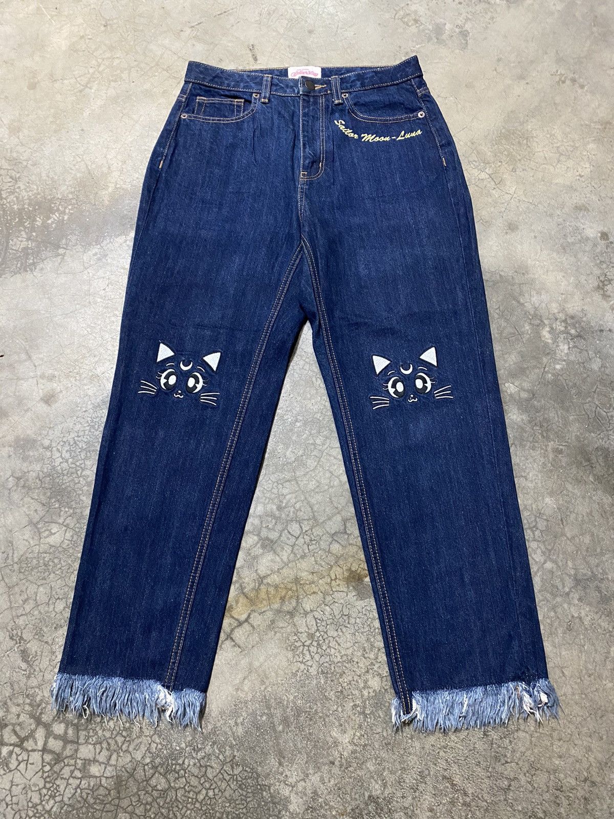 Japanese Brand Japanese GU x SailorMoon 25th Anniversary Baggy Jeans ...