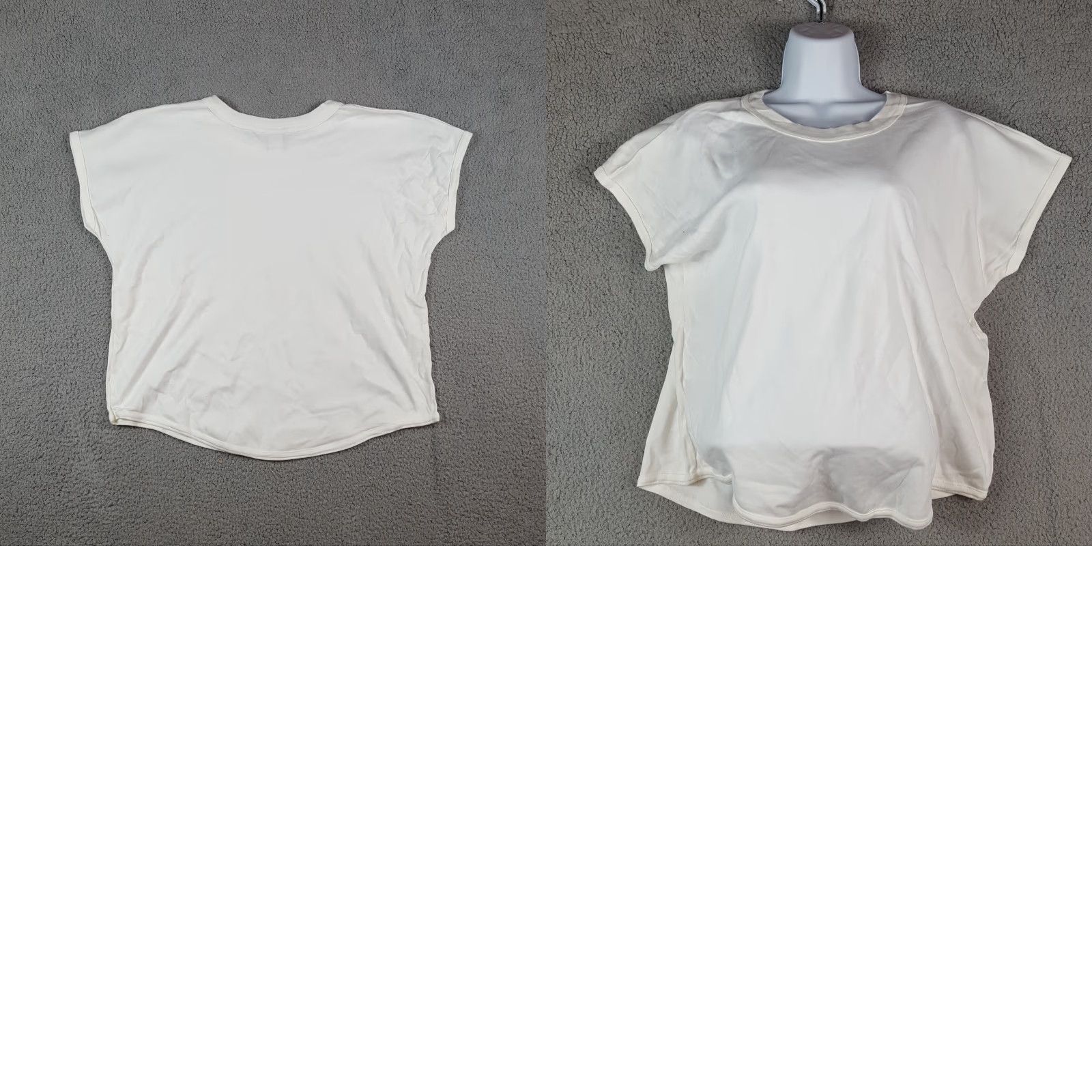Catalina Vintage Natalie Women's XL Cotton Crew Neck T-Shirt - Oversized Summer Casual Top White 80s 90s Retro Y2K Size XL / US 12-14 / IT 48-50 - 8 Thumbnail