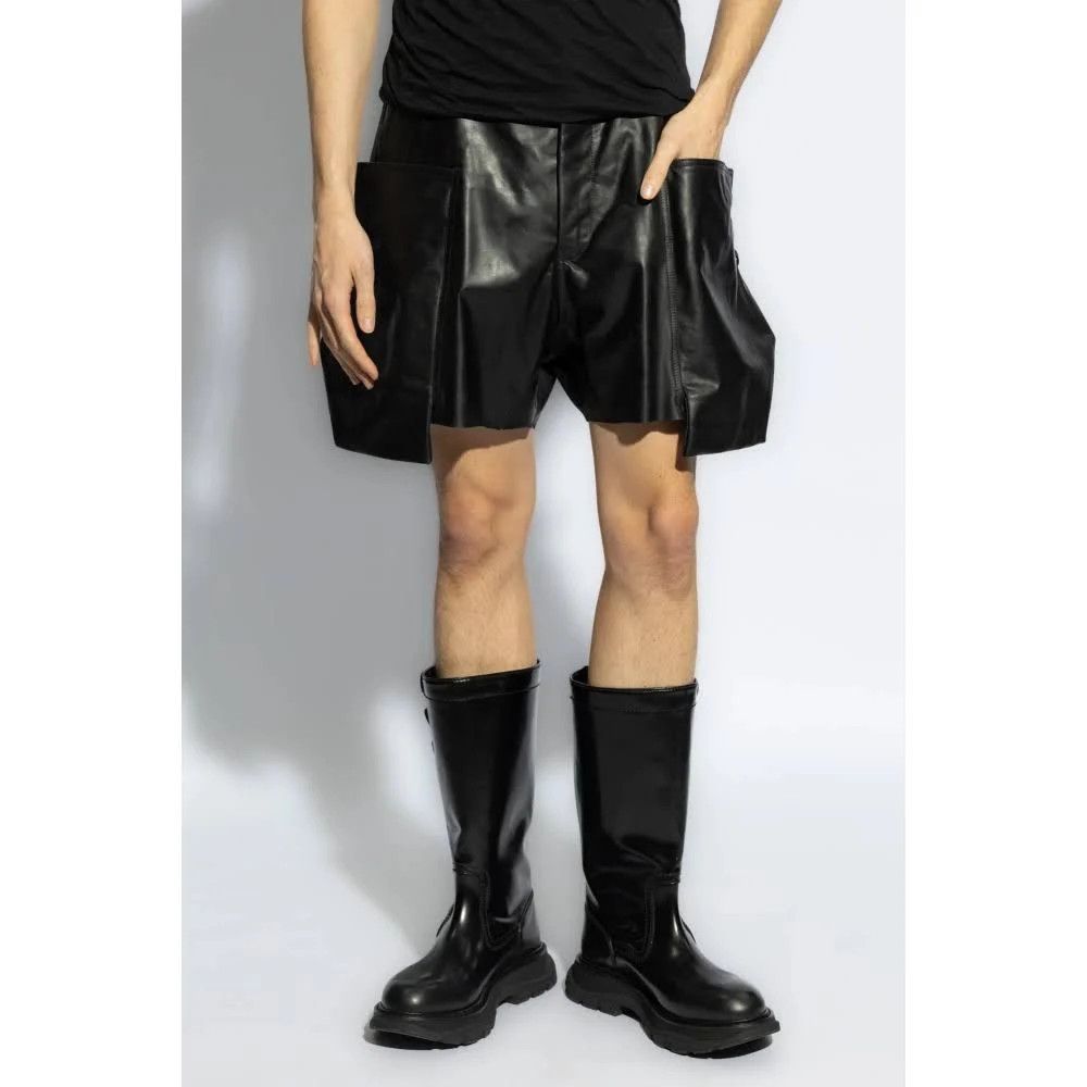 Rick Owens o1s1v1n0724 Cargo Shorts in Black Size US 36 / EU 52 - 2 Thumbnail