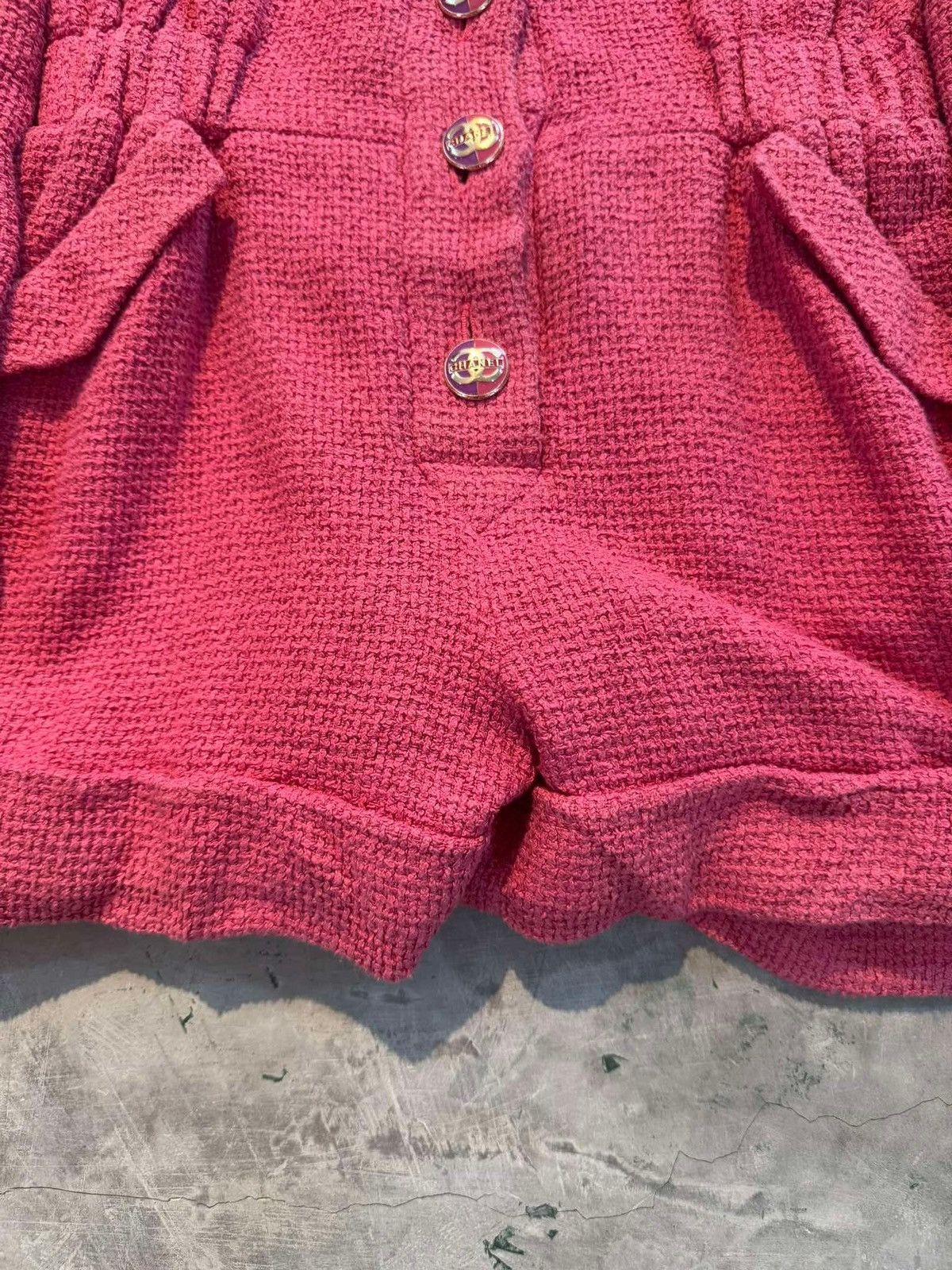 Chanel Chanel Pink Tweed Jumpsuit Size XXS / US 00 / IT 34 - 5 Thumbnail