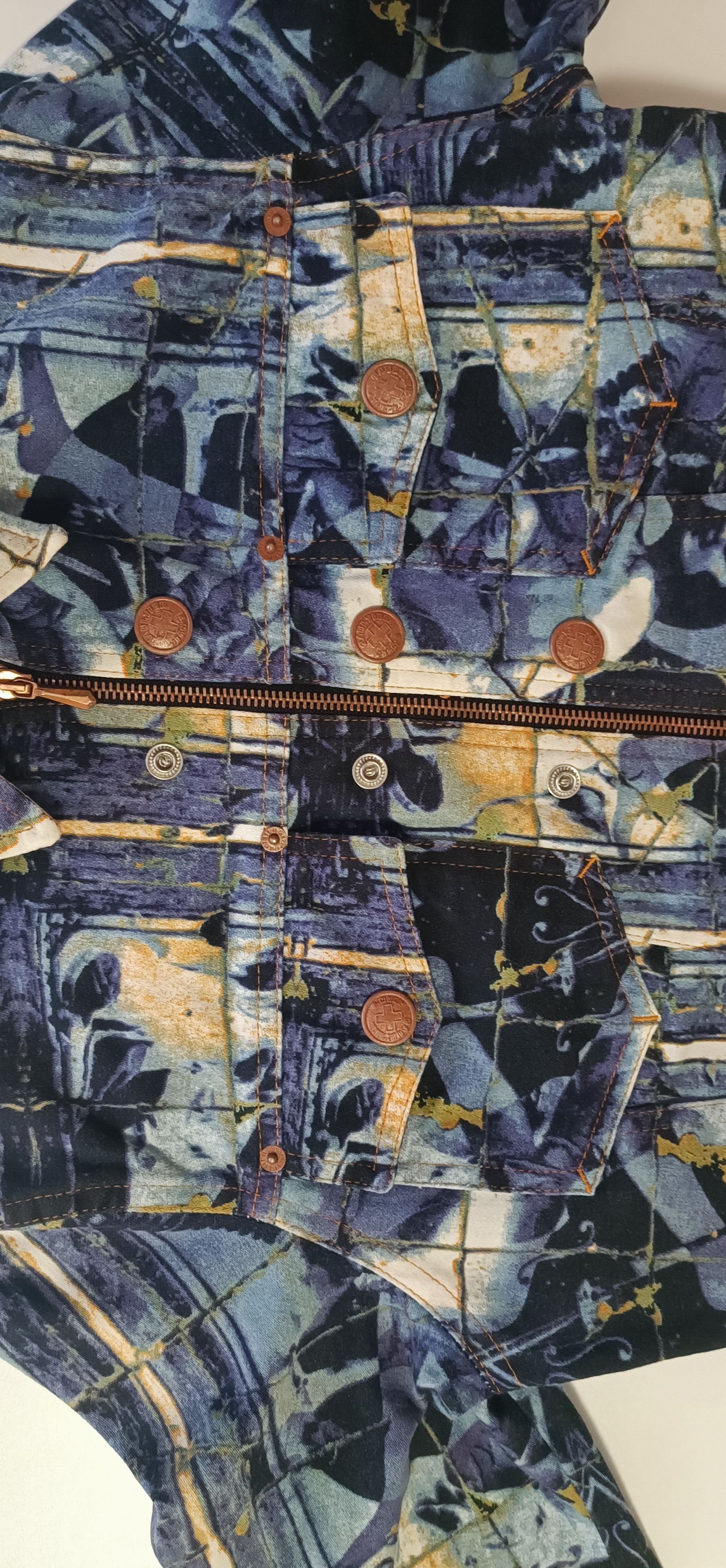 Jean Paul Gaultier 90's Gaultier Jeans - Women silhouettes jacket Size M / US 6-8 / IT 42-44 - 6 Thumbnail