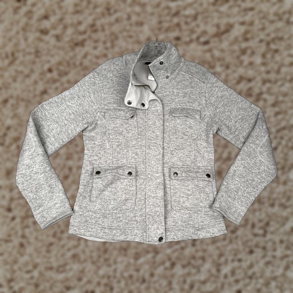 Patagonia Patagonia Jacket Womens Medium Gray Better Jacket Knit Shell Pockets Mock Neck Size M / US 6-8 / IT 42-44 - 1 Thumbnail