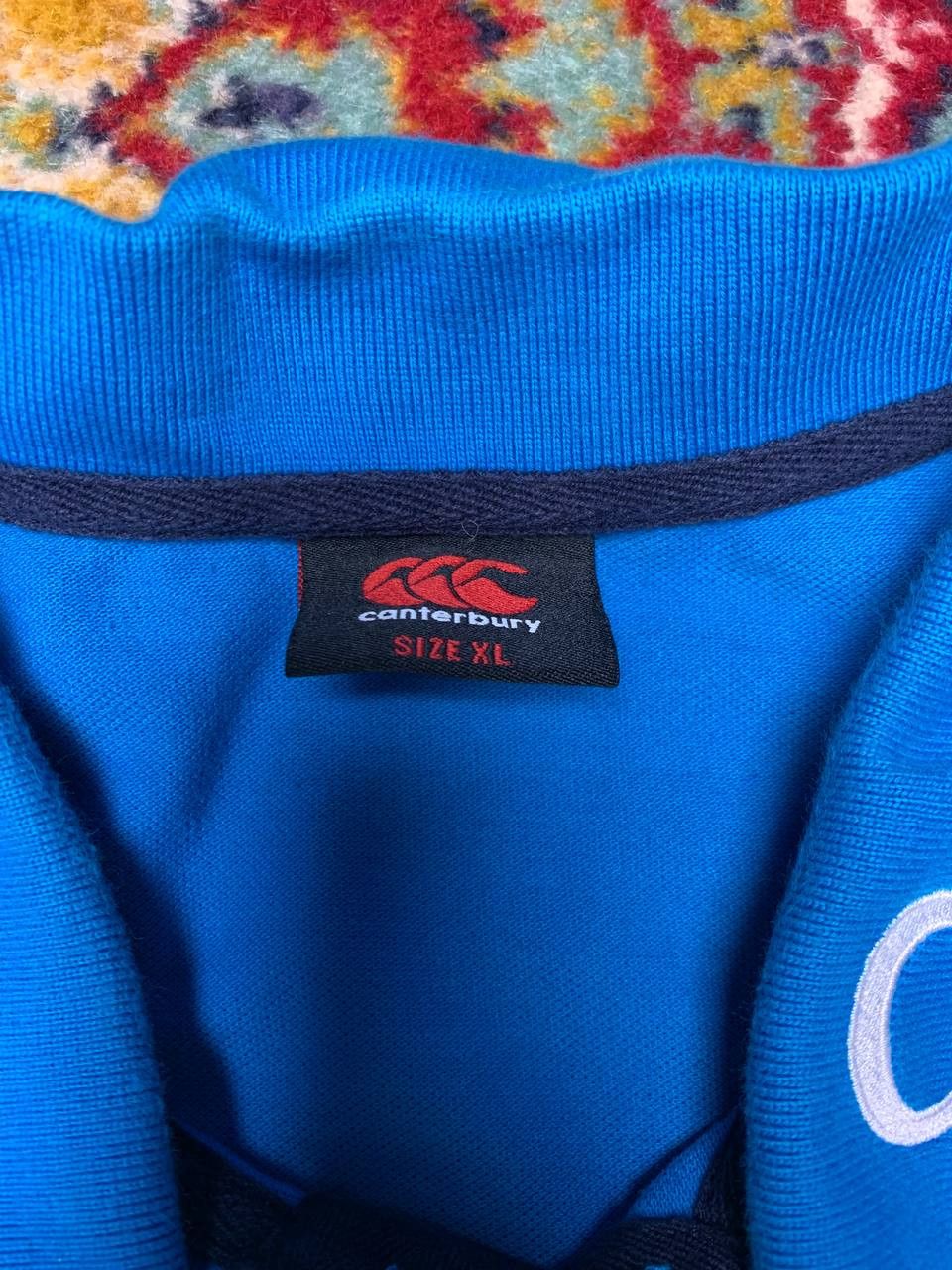 Vintage ENGLAND RUGBY UNION training polo shirt jersey CANTERBURY Size US XL / EU 56 / 4 - 3 Thumbnail