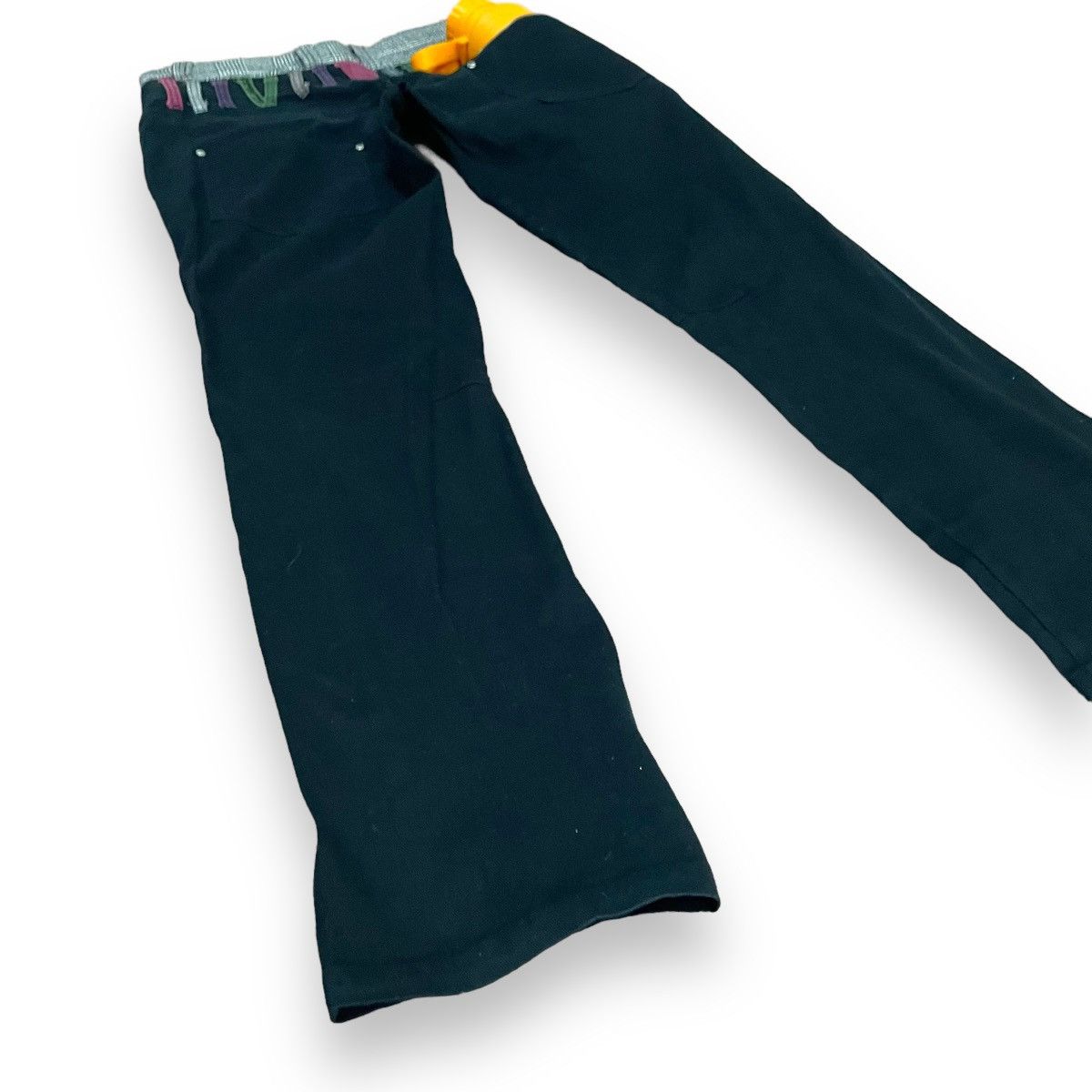 If Six Was Nine 🇯🇵 SUGGESTION MULTICOLOR DOUBLE WAIST SPIRAL CUT PANTS Size US 31 - 5 Thumbnail