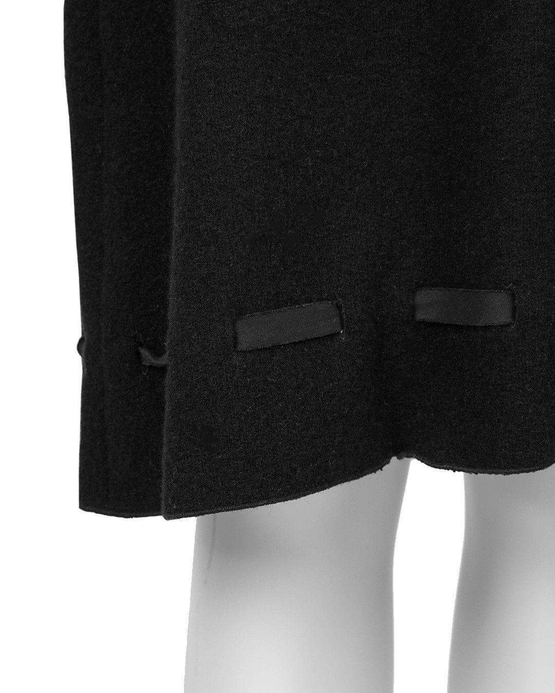 Miu Miu Miu Miu F/W1996 Black Wool Dress Size M / US 6-8 / IT 42-44 - 8 Thumbnail