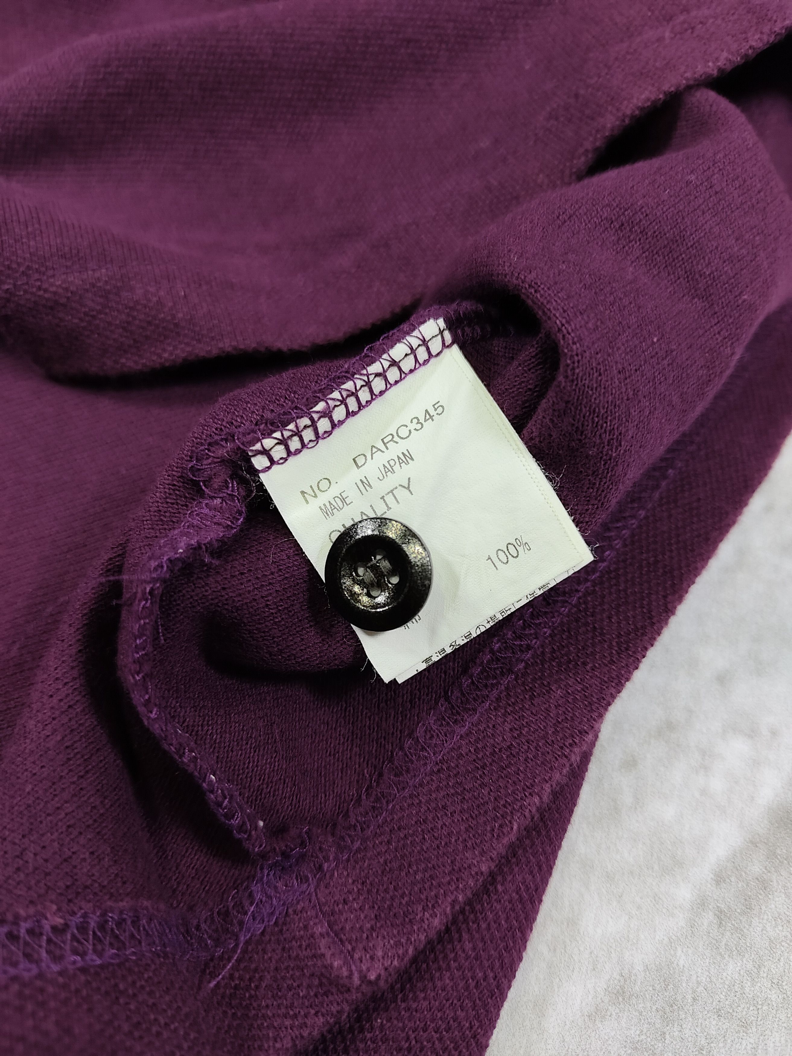 Japanese Brand 2000s DOARAT 🇯🇵 Ura-Harajuku Casual Minimalist Henley Tee Size US M / EU 48-50 / 2 - 6 Thumbnail