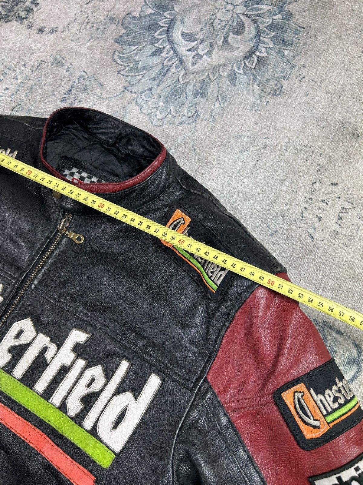Other racing leather jacket Chesterfield Size US L / EU 52-54 / 3 - 6 Thumbnail