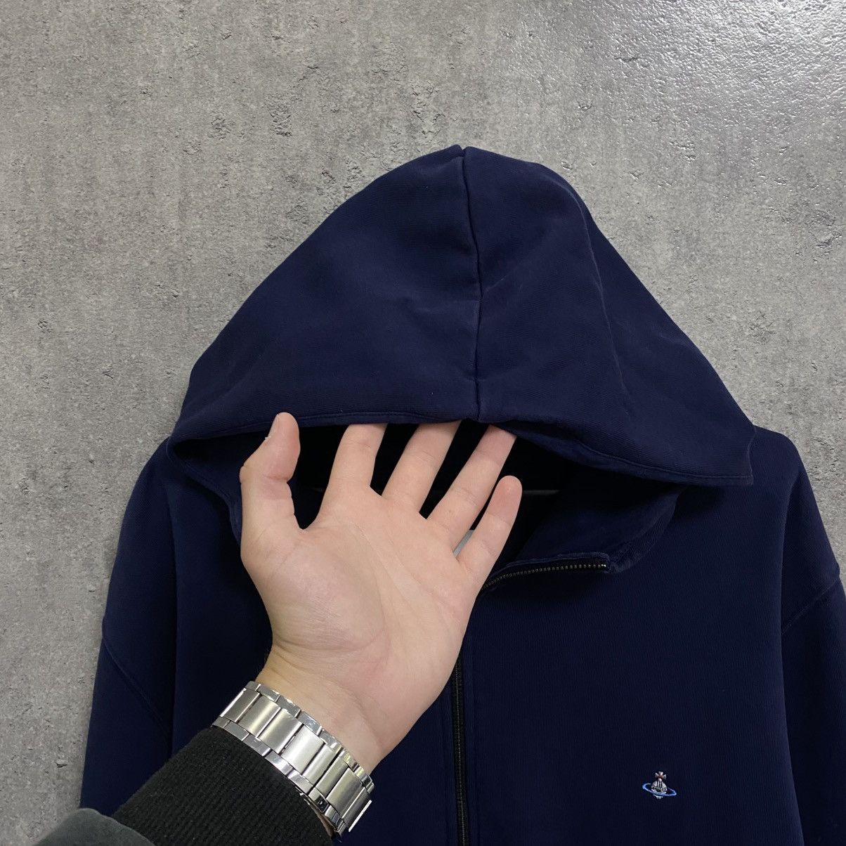 Vivienne Westwood Vintage Vivienne Westwood Zip Hoodie Orb Small Logo Size US XL / EU 56 / 4 - 5 Thumbnail