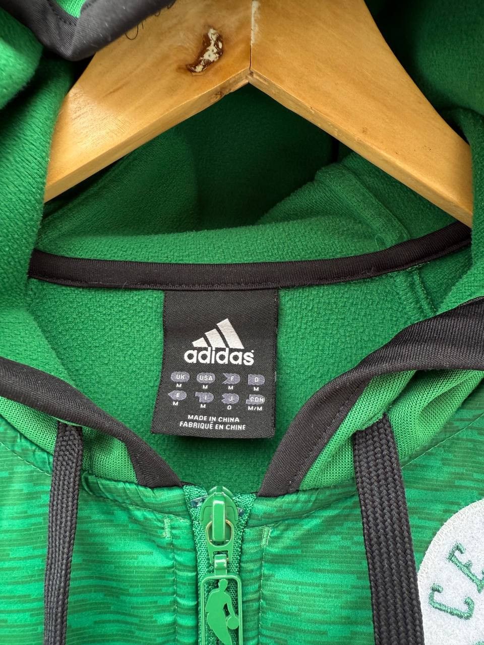 Adidas NBA Boston Celtics Adidas Hooded Jacket Full Zip Size US M / EU 48-50 / 2 - 5 Thumbnail