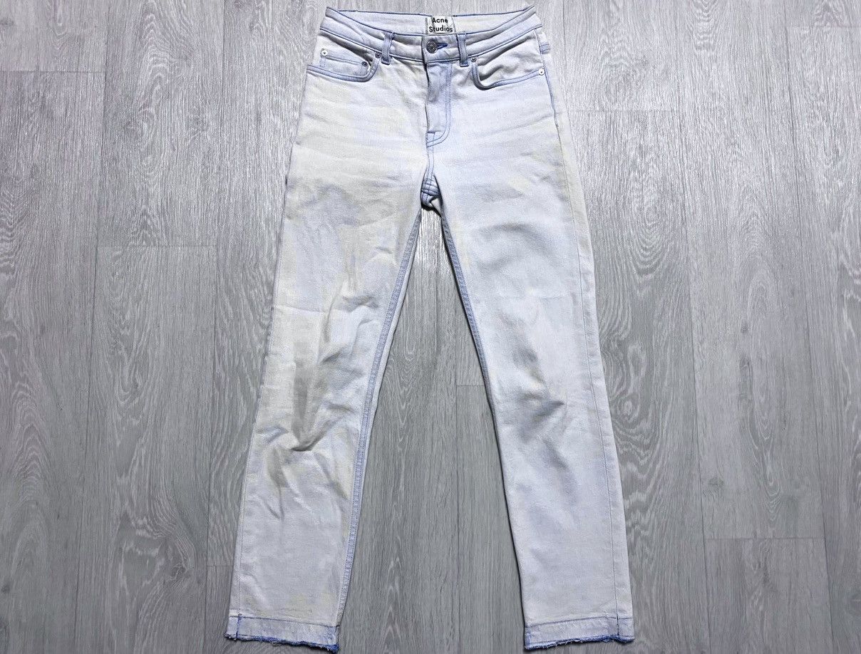 Acne Studios Women’s Acne Studios Row Bleached Jeans Denim Washed Dyed Size 25" / US 0 / IT 36 - 6 Thumbnail