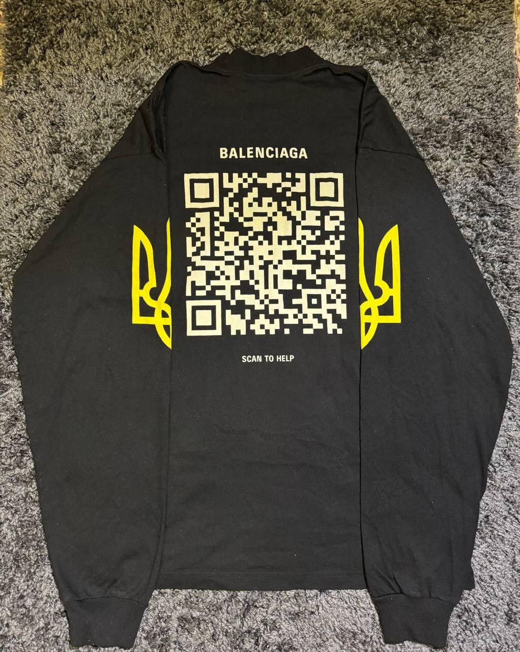 Balenciaga Balenciaga Ukraine Long Sleeve Size US M / EU 48-50 / 2 - 2 Thumbnail