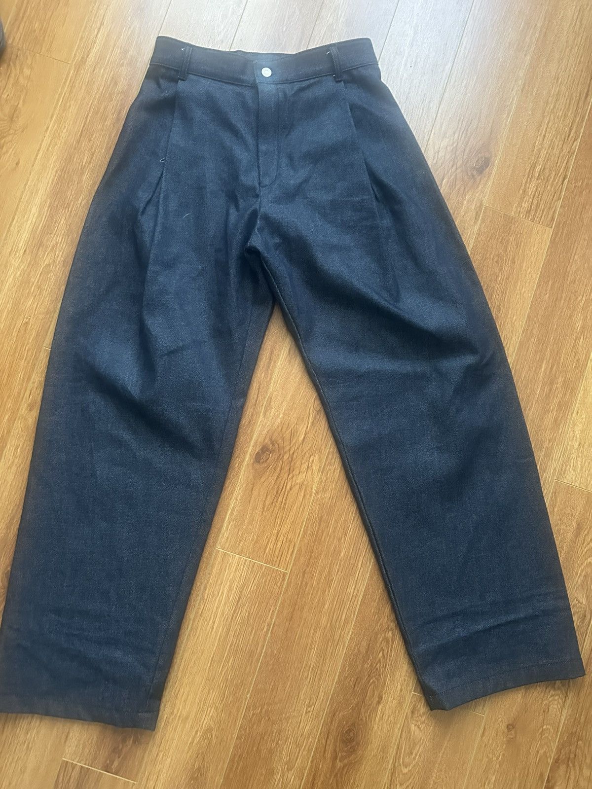 Seventh × Supreme Seventh Stores 440 Indigo Bermuda Jeans | Grailed