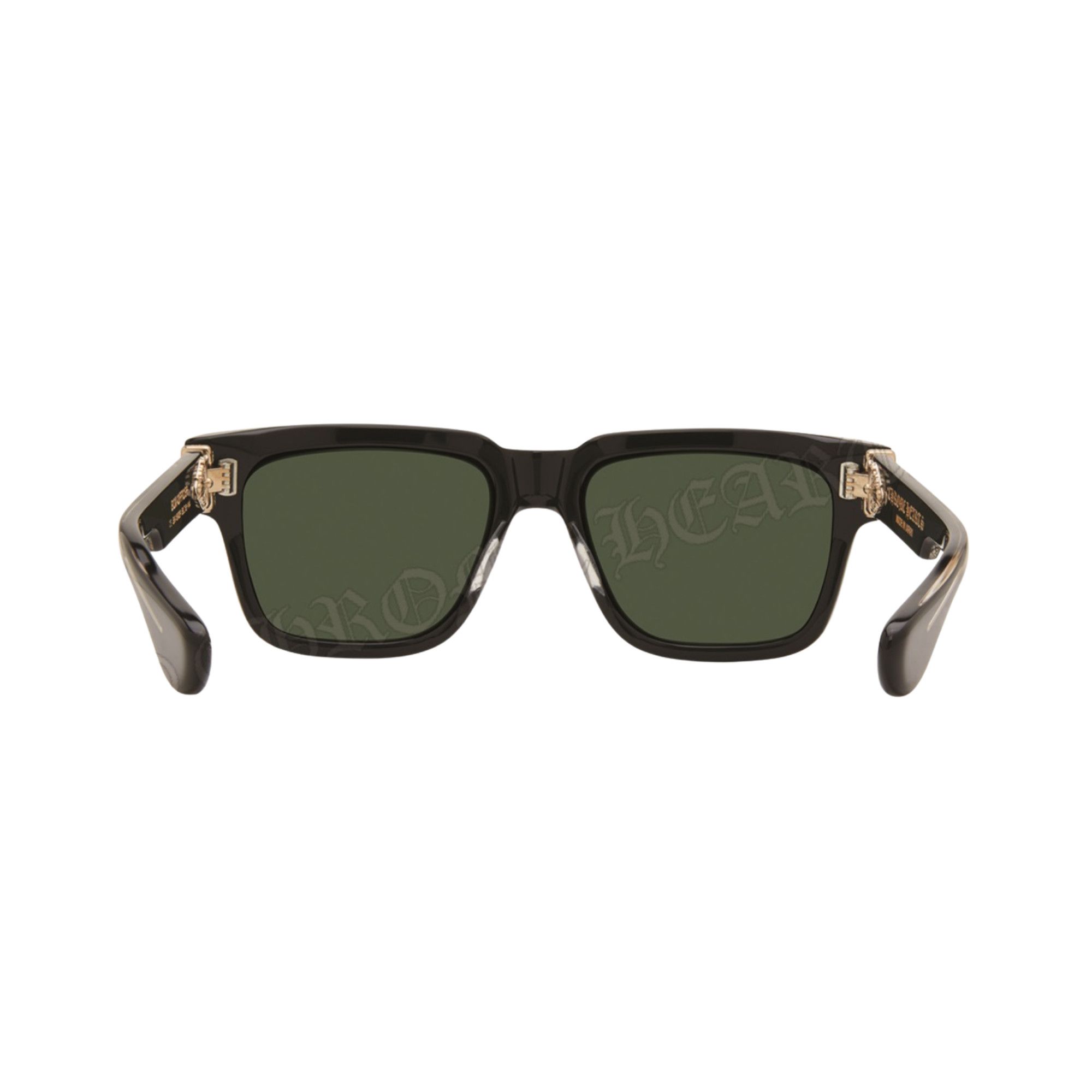 Chrome Hearts CHROME HEARTS BOX OFFICER BLACK 18K GOLD PLATED SUNGLASSES Size ONE SIZE - 3 Thumbnail