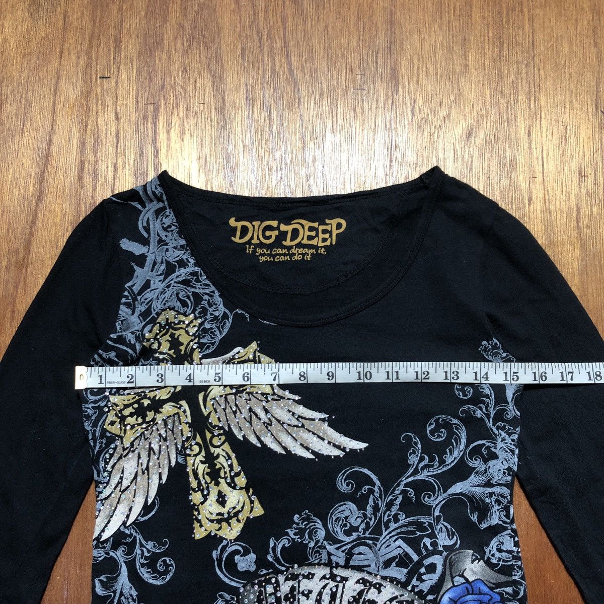 Japanese Brand × Seditionaries Inspired Ed Hardy Dig Deep Long Sleeves Tee Size S / US 4 / IT 40 - 14 Thumbnail