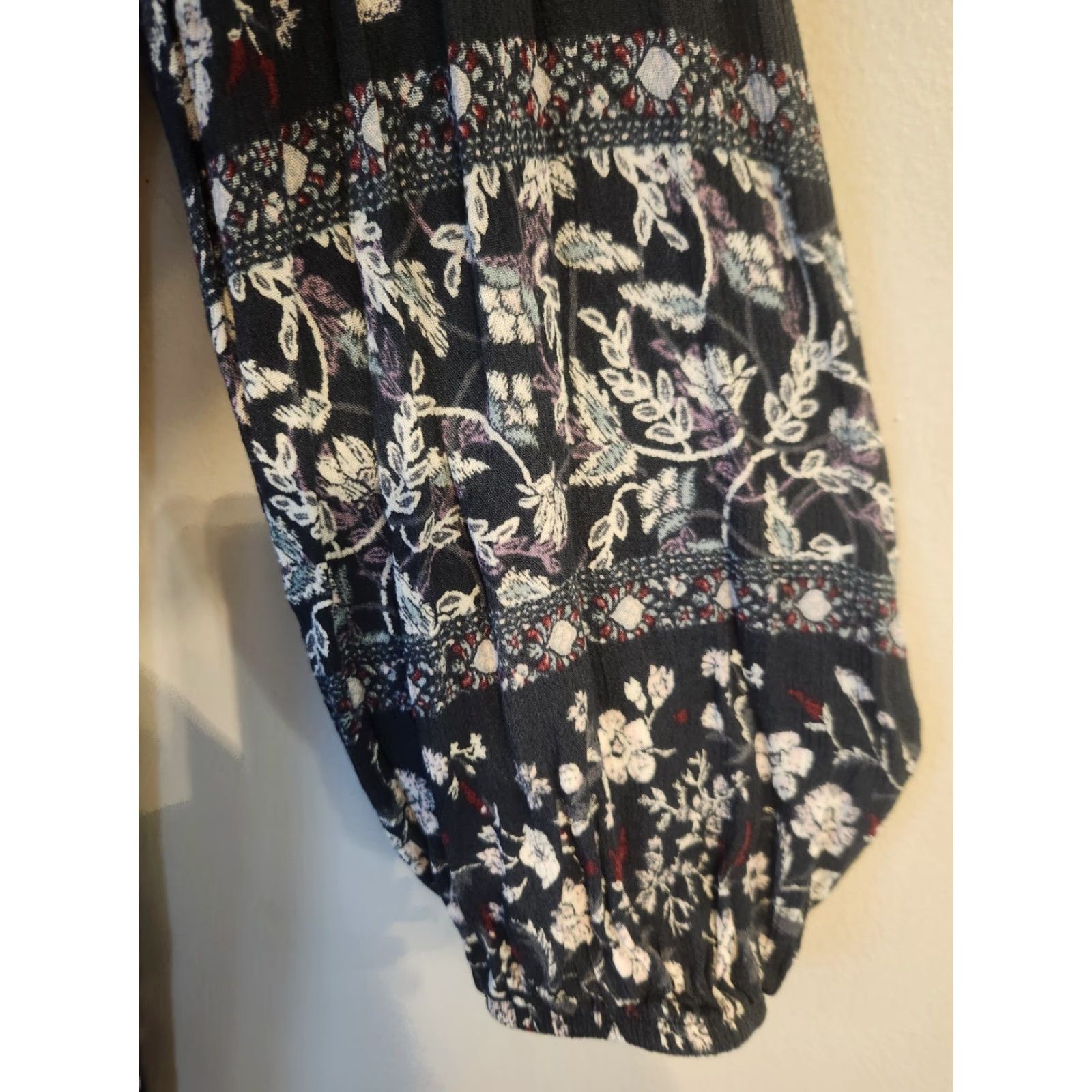 Vintage Knox Rose Dress Embroidered Trim Floral Shift Hippie Boho 2X XXL Size XXL / US 16-18 / IT 52-54 - 5 Thumbnail