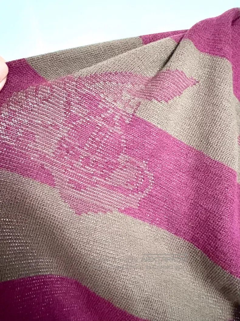Vivienne Westwood Vivienne Westwood Red Brown Striped Large Saturn Logo Scar Size ONE SIZE - 5 Thumbnail