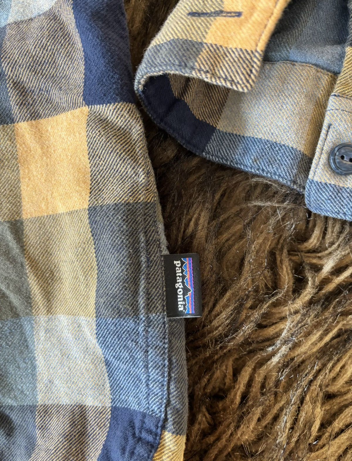 Patagonia Patagonia Organic Cotton Flannel Shirt Blue Yellow Plaid Size US M / EU 48-50 / 2 - 3 Thumbnail