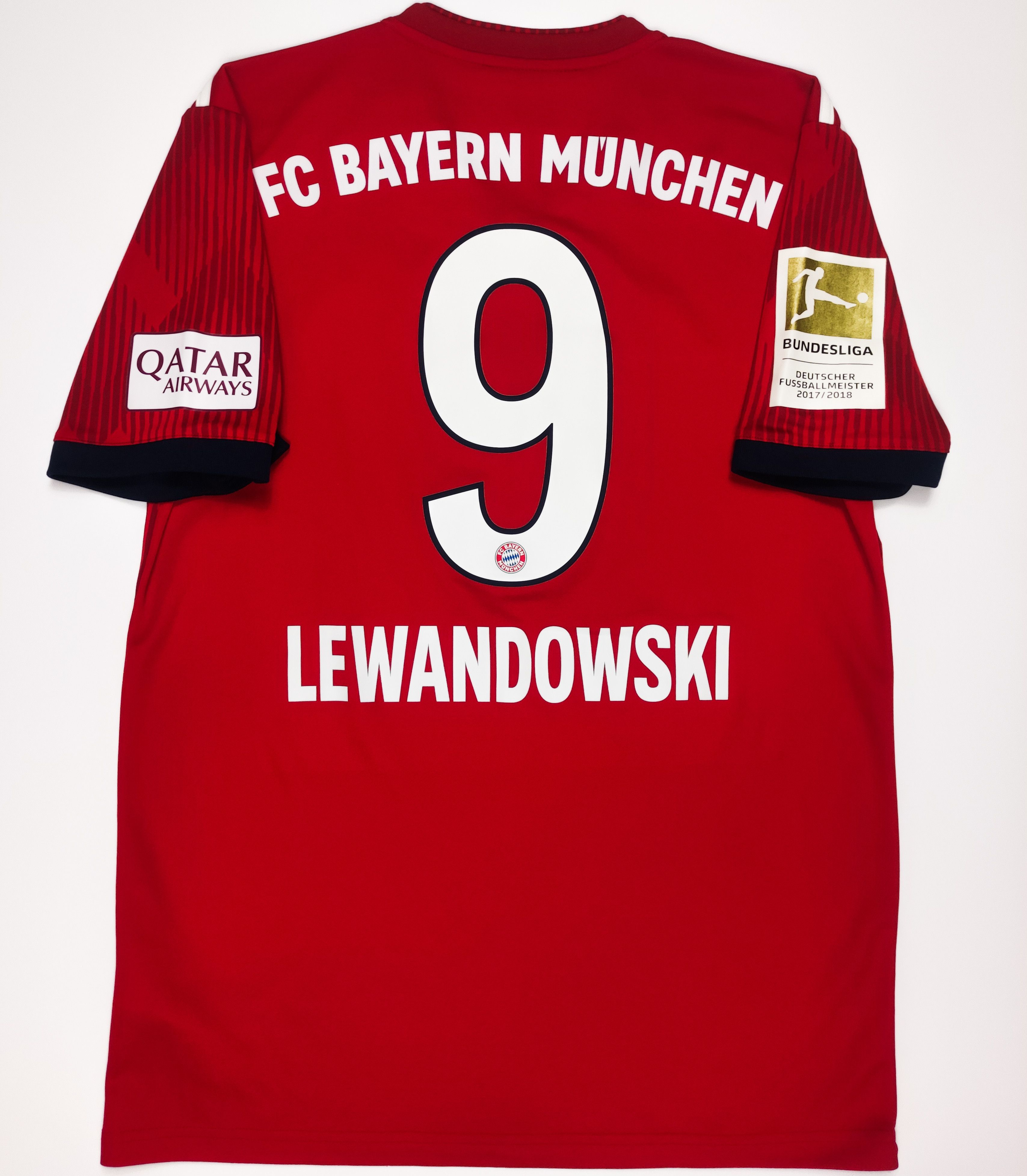Lewandowski #9 FC Bayern München 2018 2019 Adidas Home Shirt